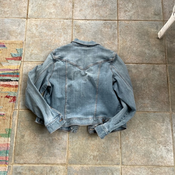 Riders by Lee Copper Collection Jean Jacket Size L Cropped - Picture 7 of 7